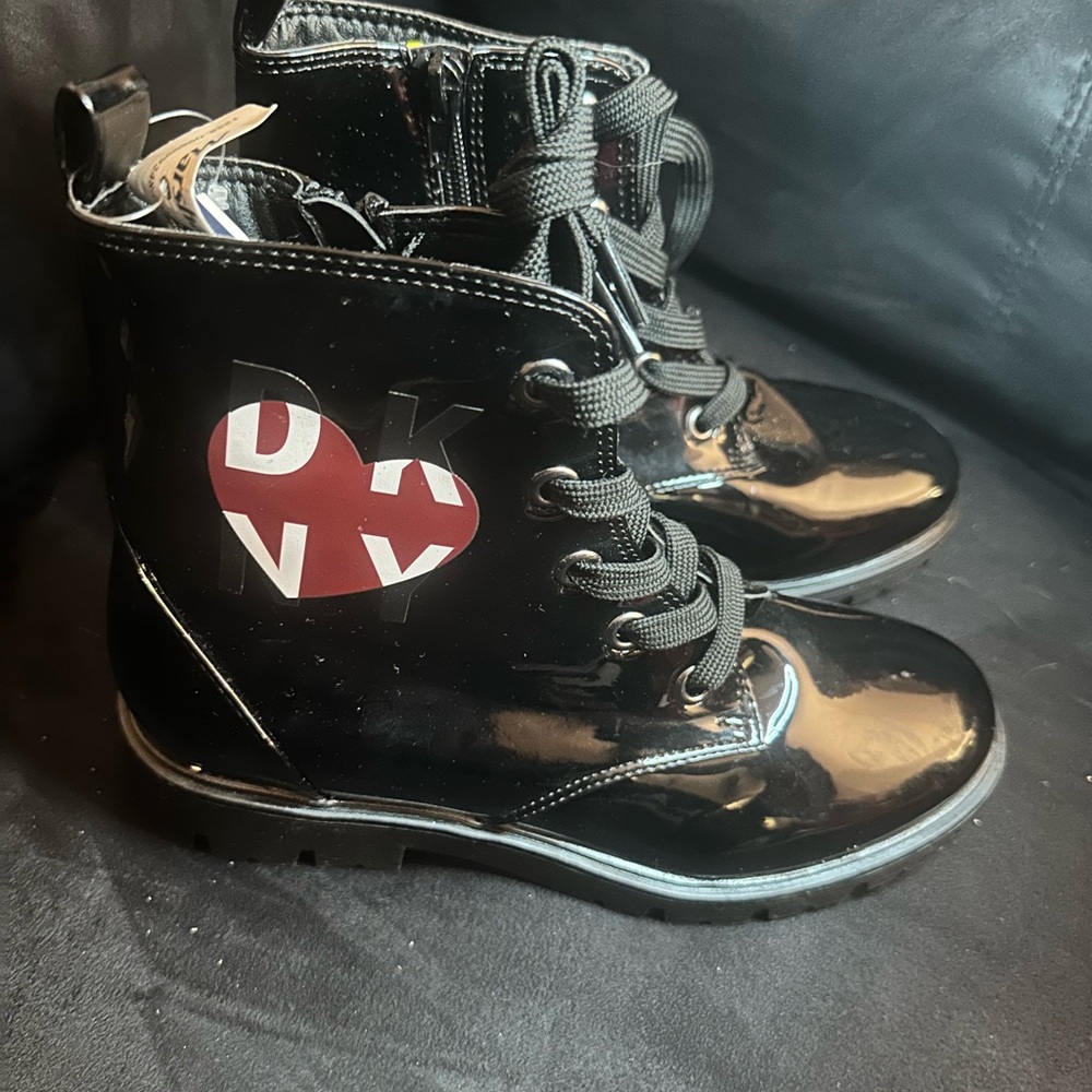 Size 5 Women DKNY Patent Leather Boot